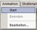 Menüleiste: Animation-Start Menüleiste: Animation-Start