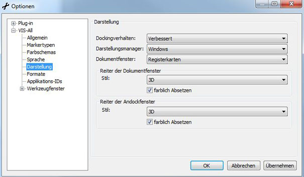 Beispiel: Optionen Darstellung Beispiel: Optionen Darstellung