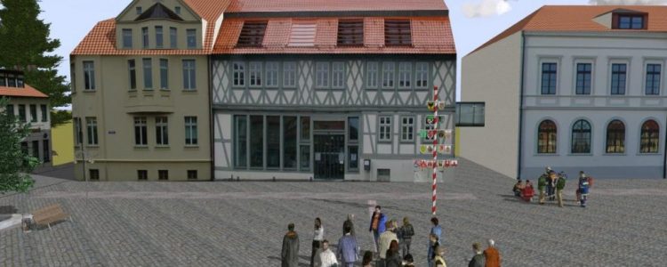 3D-Modelle Gruppen von Menschen
