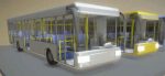 3D Stadtbus Modell 3d Fahrzeug Autos 2