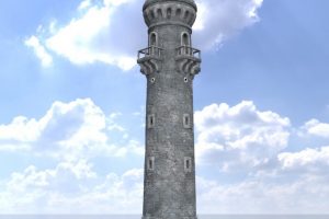3D-Modell Kickelhahn Aussichtsturm