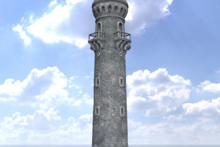 Kostenloses 3D-Modell Kickelhahn Turm