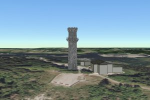 3D-Modell KickelhahnTur im Cesium