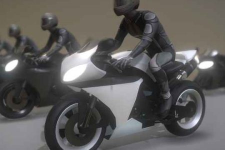 7 Motorräder mit Fahrer 7 Motorräder mit Fahrer