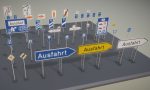 3D-Modell Verkehrszeichen StVO