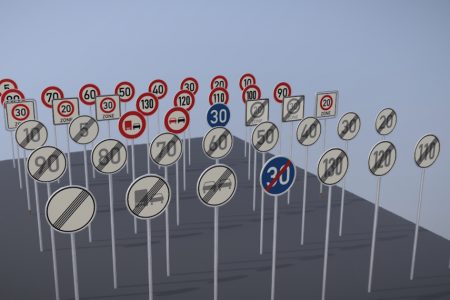 Vorschriftzeichen 3D Modelle