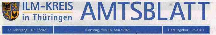 AMTSBLATT – „Zukunft auf dem Lande“