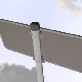 Detailierung der 3D Verkehrszeichen mit dem Mast