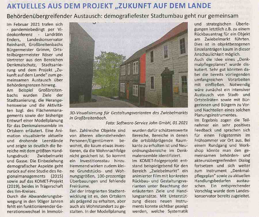 3D-Visualisierung: Projekt Zukunft auf dem Lande
