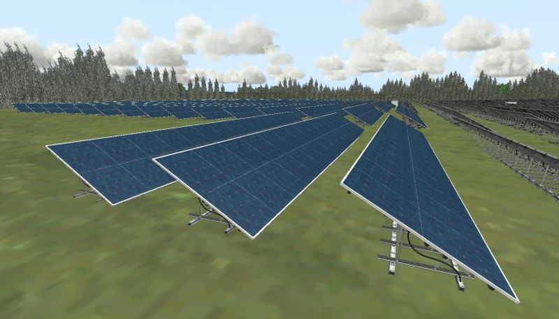 Solarfreiflächenanlage