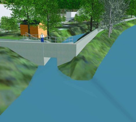 3D Planung von Deichen - Hochwasserschutzmaßnahme in Rosswein