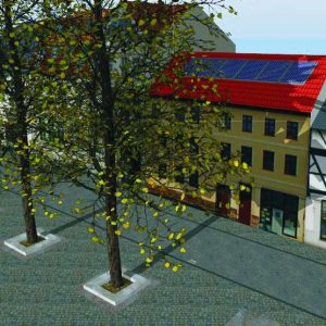 3D Visualisierung und Planung von Dachsolaranlage: Schattenverlauf